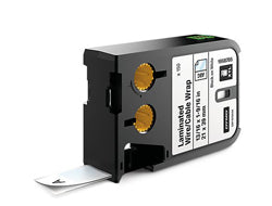 Dymo 1868705 DirectLabel-etikettes black on white Vinyl for Cable 21mm x 39mm for Dymo Rhino XTL-300/500