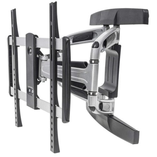 Manhattan Wall Mount for TV & Monitors (Full Motion), For screens 32" to 55", VESA compatibility: all between 100x100mm to 400x400mm - check the dimensions of the four mounting holes on back of screen to ensure it fits, Max 50kg, Black, Bracket, Lifetime