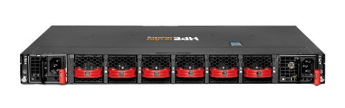 HPE Aruba Networking CX 9300-32D 32xQSFP-DD 400G 2xSFP+10G Pwr2Prt Airflow 6Fs 2AC PSU Switch Bdl