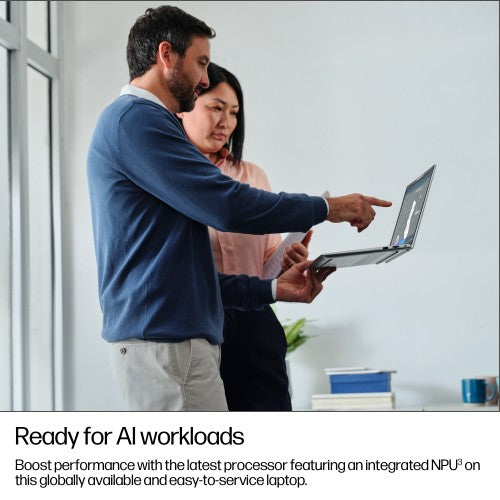 HP EliteBook 6 G1i 16 inch Notebook AI PC Wolf Pro Security Edition Intel Core Ultra 5 225H Laptop 40.6 cm (16") WUXGA 24 GB DDR5-SDRAM 1 TB SSD Wi-Fi 7 (802.11be) Windows 11 Pro Silver