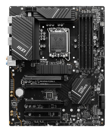 MSI PRO B760-P DDR4 II motherboard Intel B760 LGA 1700 ATX