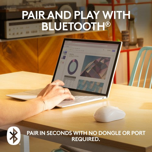 Logitech 910-007120 mouse Travel Ambidextrous RF Wireless + Bluetooth