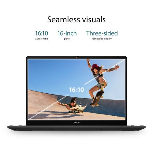 ASUS Chromebook Flip CX5 CX5601FBA-MC0083 Intel® Core™ i5 i5-1235U 40.6 cm (16") Touchscreen WUXGA 8 GB LPDDR4x-SDRAM 512 GB SSD Wi-Fi 6E (802.11ax) ChromeOS Grey