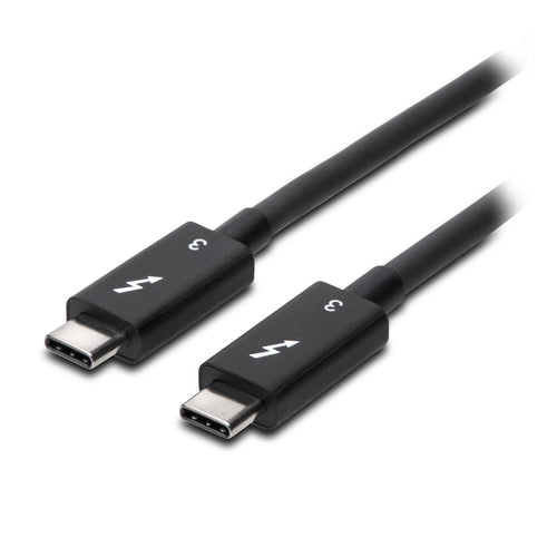 Kensington 0.7m (2.3ft) Thunderbolt 3 Cable – 40Gbps – 100W PD – certified TB3 – USB-C Compatible
