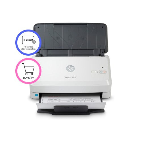 HP Scanjet Pro 3000 s4 Sheet-fed scanner 600 x 600 DPI A4 Black, White