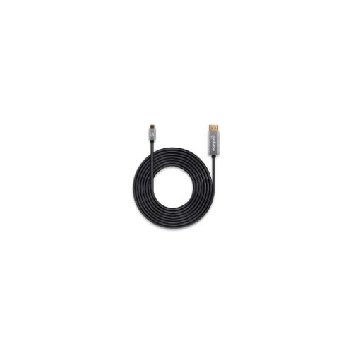 Manhattan USB-C to DisplayPort 1.4 Cable, 8K@60Hz, 3m, Male to Male, Not Bi-Directional, Black, Three Year Warranty