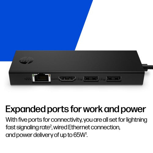 HP Portable USB-C 4K HDMI Hub
