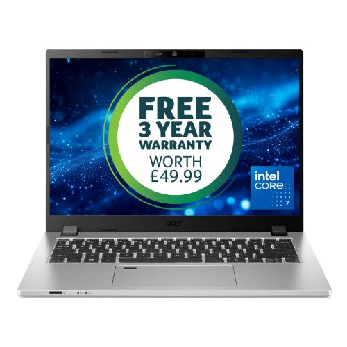 Acer TravelMate P2 (TMP214-56) Intel Core 7 150U, 16GB, 512GB SSD, 14" WUXGA, Win11Pro Notebook