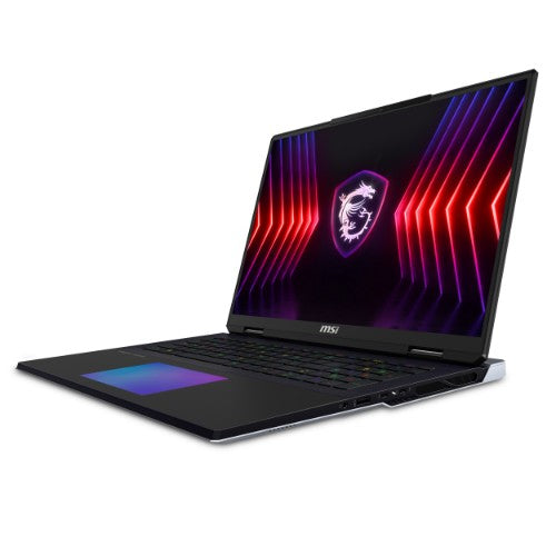 MSI Titan 18 HX A14VIG-051UK Intel® Core™ i9 i9-14900HX Laptop 45.7 cm (18") UHD+ 32 GB DDR5-SDRAM 2 TB SSD NVIDIA GeForce RTX 4090 Wi-Fi 7 (802.11be) Windows 11 Pro Black