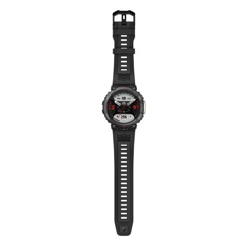Amazfit T-Rex 2 3.53 cm (1.39") AMOLED 47 mm Digital 454 x 454 pixels Touchscreen Black GPS (satellite)