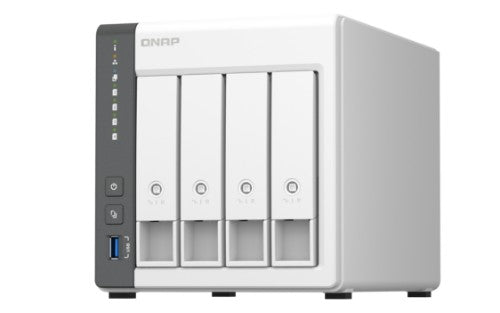 QNAP TS-433 NAS Tower Cortex-A55 4 GB 32 TB HDD QNAP Turbo System White