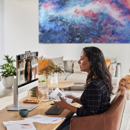 HP EliteOne 840 G9 Intel® Core™ i7 i7-12700 60.5 cm (23.8") 1920 x 1080 pixels All-in-One PC 16 GB DDR5-SDRAM 512 GB SSD Windows 11 Pro Wi-Fi 6E (802.11ax) Silver