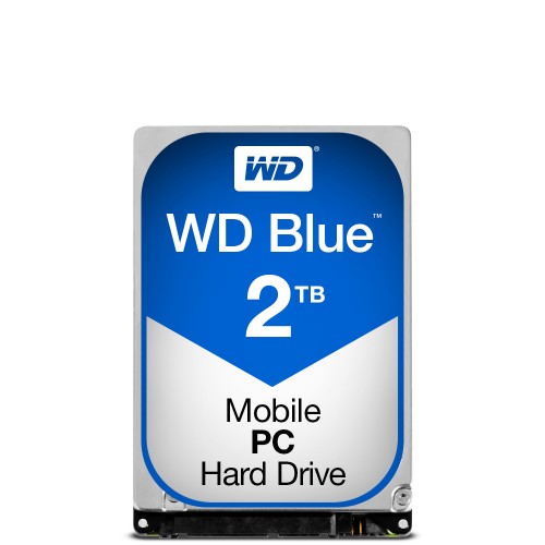 Western Digital Blue PC Mobile internal hard drive 2 TB 5200 RPM 8 MB 2.5" Serial ATA III