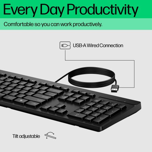 HP 125 Wired Keyboard