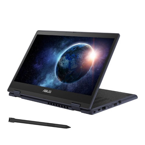 ASUS BR1402F-i3S81XA-3Y + MAXCases Explorer 5 Intel Core i3 N-series i3-N305 Hybrid (2-in-1) 35.6 cm (14") Touchscreen Full HD 8 GB DDR4-SDRAM 128 GB Flash Wi-Fi 6 (802.11ax) Windows 11 Pro Education Grey
