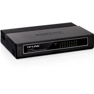 TP-Link TL-SF1016D network switch Fast Ethernet (10/100) Black