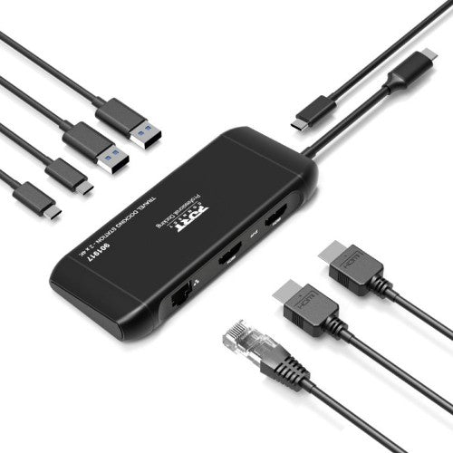 Port Designs PORT Connect Mobile docking station 2 X 4K USB-C 7 peripherals 100W