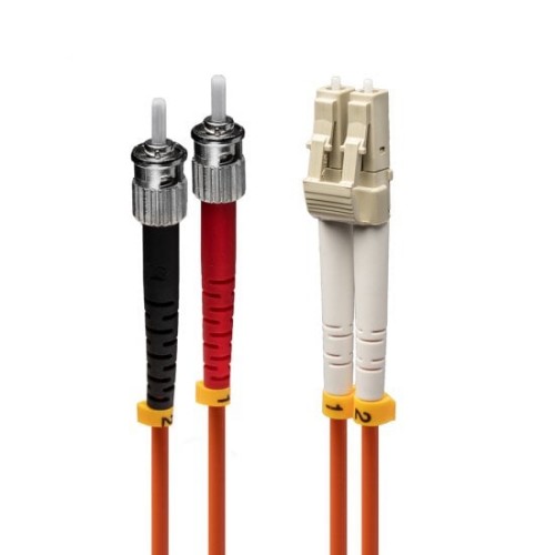 Lindy 1m LC-ST OM2 50/125 Fibre Optic Patch Cable