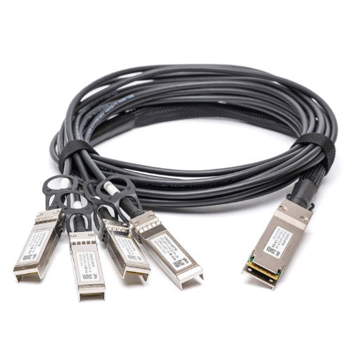 Alcatel-Lucent Enterprise QSFP-4X10G-C3M InfiniBand/fibre optic cable 3 m QSFP+ 4x QSFP+ DAC Black