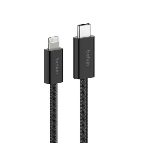 Belkin BoostCharge USB cable USB 2.0 USB C USB C/Lightning Black