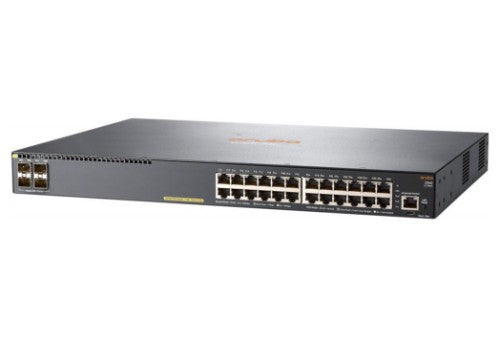 HPE Aruba Networking Aruba 2540 24G PoE+ 4SFP+ Managed L2 Gigabit Ethernet (10/100/1000) Power over Ethernet (PoE) 1U Grey