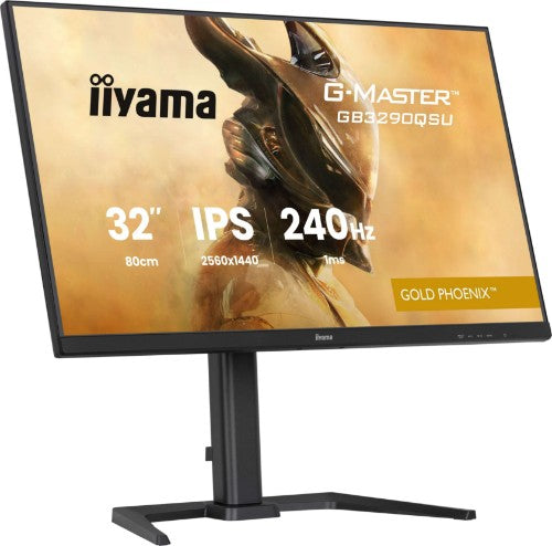 iiyama G-MASTER Dominate the game with the 32″ QHD Gold Phoenix GB3290QSU