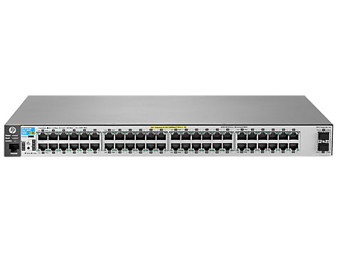HPE Aruba Networking Aruba 2530-48G-PoE+-2SFP+ Managed L2 Gigabit Ethernet (10/100/1000) Power over Ethernet (PoE) 1U Grey