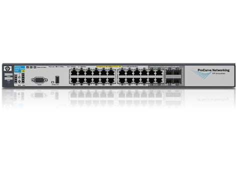 Hewlett Packard Enterprise ProCurve 3500-24G-PoE yl Managed L3 Gigabit Ethernet (10/100/1000) Power over Ethernet (PoE) 1U Grey