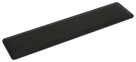 Manhattan Ergonomic Wrist Rest Keyboard Pad, Black, 445 × 100mm, Soft Memory Foam, Non Slip Rubber Base, Black, Lifetime Warranty