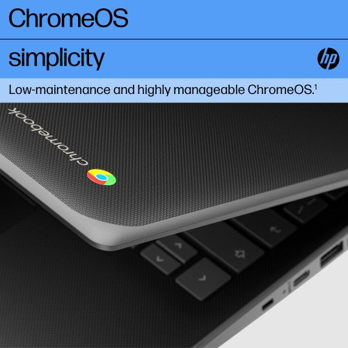 HP Fortis Flip G1i Chromebook Intel® N N150 29.5 cm (11.6") Touchscreen HD 8 GB LPDDR5x-SDRAM 64 GB eMMC Wi-Fi 6E (802.11ax) ChromeOS Black