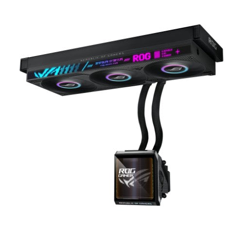 ASUS ROG Strix SLC IV 360 ARGB LCD Processor Liquid cooling kit 12 cm Black 1 pc(s)