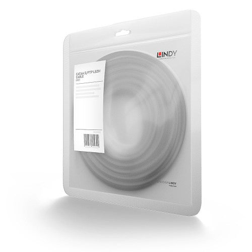 Lindy 2m Cat.6A S/FTP LSZH Network Cable, Grey