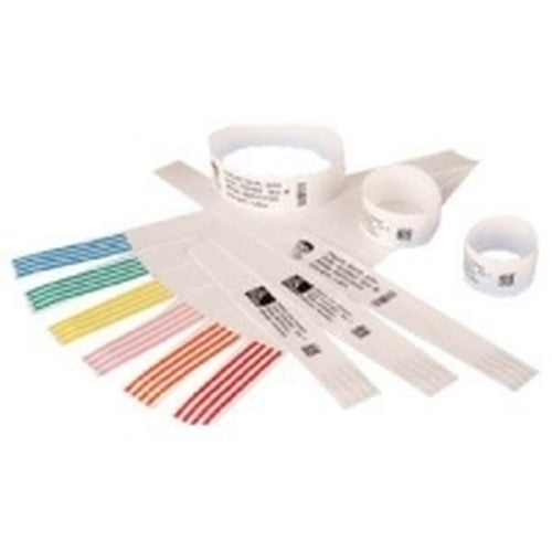 Zebra Z-Band Direct Wristband White