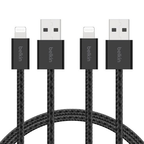 Belkin BoostCharge USB cable USB 2.0 USB C USB C/Lightning Black