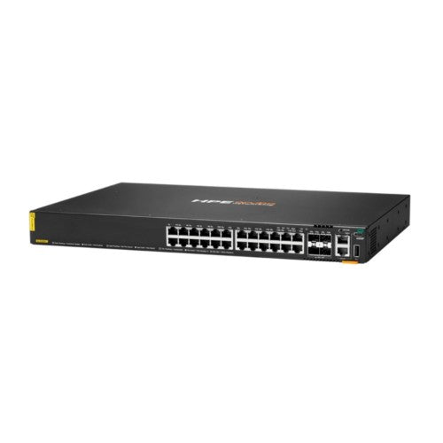 HPE Aruba Networking CX 6200F 24G Class-4 PoE 4SFP+ 370W Switch