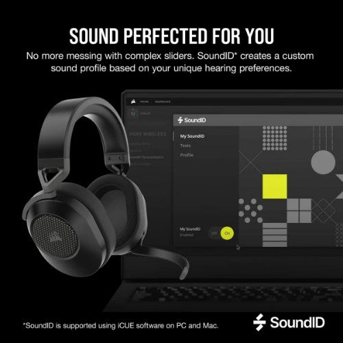 Corsair HS65 Headset Wireless Head-band Gaming Bluetooth Black