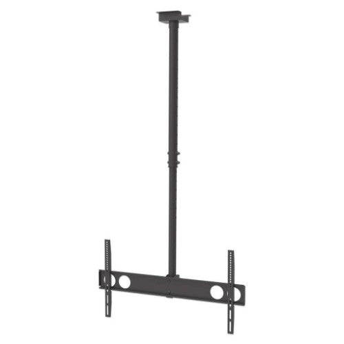 Manhattan Ceiling Mount for TV & Monitors, For screens: 37" to 75", Adjustable height: 105-156 cm, VESA compatability: all between 200x200 to 800x400mm - check the dimensions of the four mounting holes on back of screen to ensure it fits, Max 50kg, LFD,Br