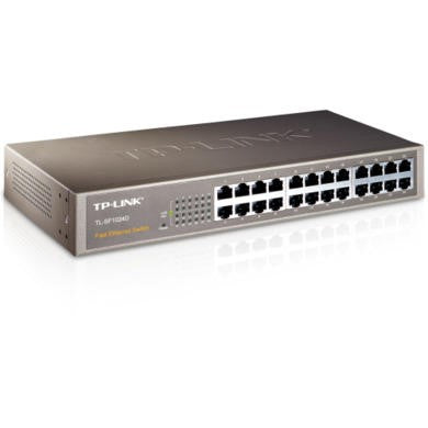 TP-Link TL-SF1024D network switch Unmanaged Fast Ethernet (10/100) Grey