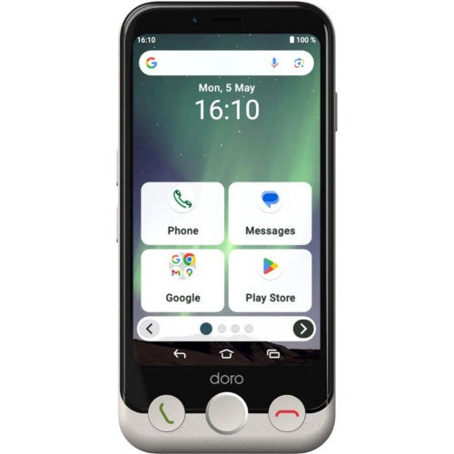 Doro Aurora A10 11.4 cm (4.5") Dual SIM Android 14 4G USB Type-C 4 GB 64 GB 3000 mAh Black, White