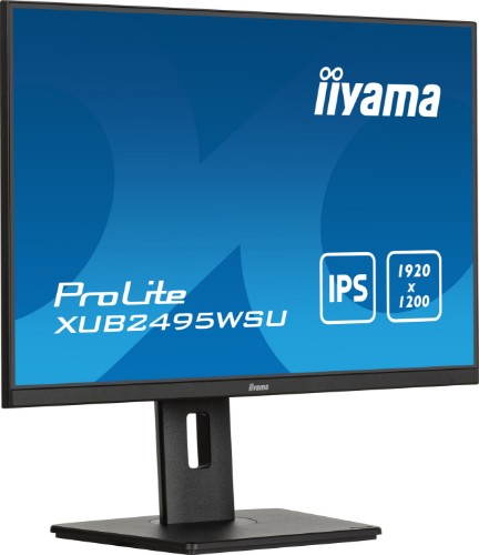 iiyama ProLite XUB2495WSU-B7 computer monitor 61.2 cm (24.1") 1920 x 1200 pixels WUXGA LED Black