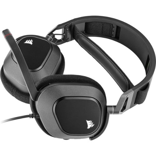 Corsair HS80 RGB USB Headset Wired Handheld Gaming Carbon