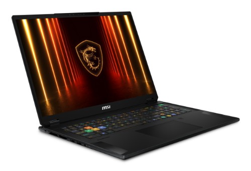MSI Stealth 18 HX AI A2XWIG-008UK Intel Core Ultra 9 275HX Laptop 45.7 cm (18") UHD+ 64 GB DDR5-SDRAM 2 TB SSD NVIDIA GeForce RTX 5080 Wi-Fi 7 (802.11be) Windows 11 Home UK English Black