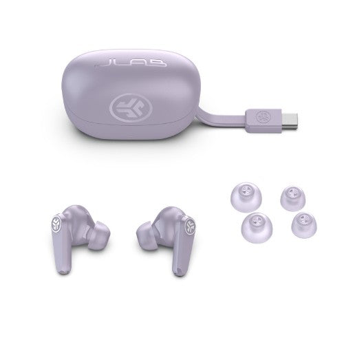 JLab Go Pods ANC Headset True Wireless Stereo (TWS) In-ear Calls/Music Bluetooth Purple