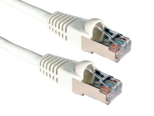 Cables Direct Cat6a, 20m networking cable White S/FTP (S-STP)