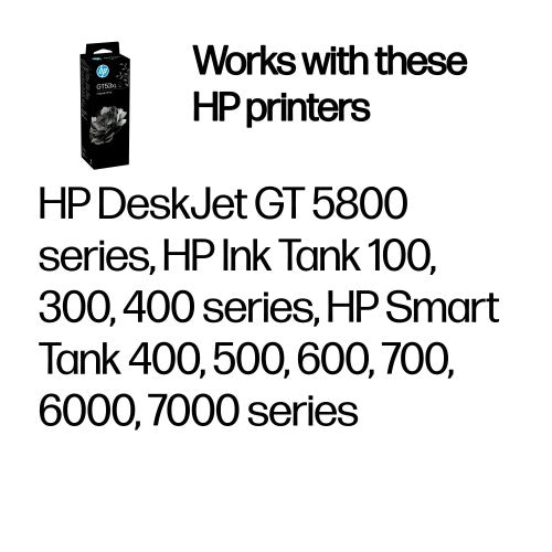 HP 1VV21AE/GT53XL Ink cartridge black high-capacity, 6K pages 135ml for HP Smart Tank 515