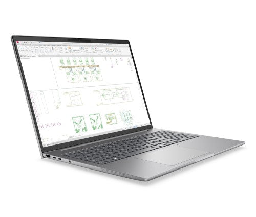 HP ZBook 8 G2i 16 inch Mobile Workstation PC - Data Science Copilot+ PC Intel Core Ultra 7 356H 40.6 cm (16") WUXGA 32 GB DDR5-SDRAM 1 TB SSD Wi-Fi 7 (802.11be) Windows 11 Pro AI Workstation, AI PC Silver