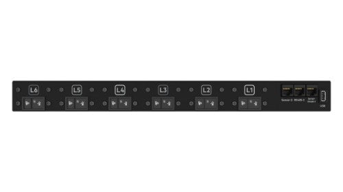 HPE G2 Metered Modular 3Ph 17.3kVA/60309 60A 4-wire 48A/208V Outlets (6) C19/1U Horizontal NA/JP PDU