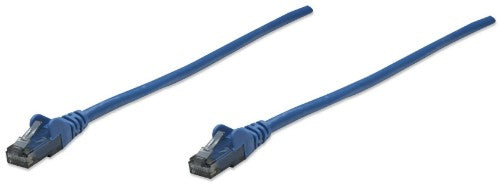 Intellinet Network Patch Cable, Cat6, 10m, Blue, CCA, U/UTP, PVC, RJ45, Gold Plated Contacts, Snagless, Booted, Lifetime Warranty