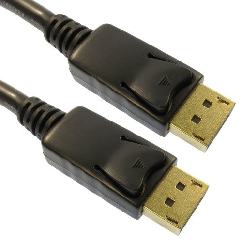 Cables Direct CDLDP-000LOCK DisplayPort cable 0.5 m Black