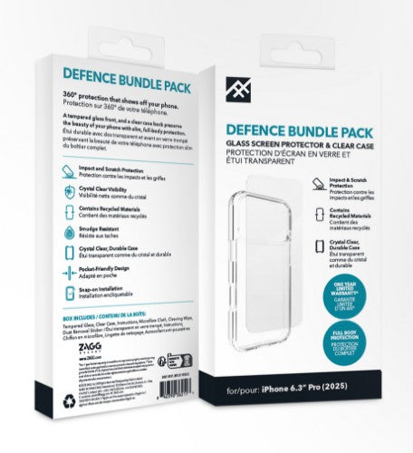 ZAGG Defence Bundle Pack For iPhone 17 Pro